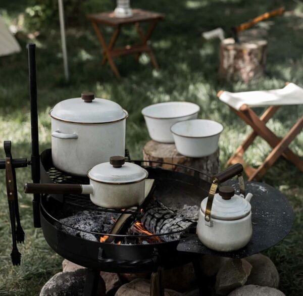 Enamel Stock Pot - Image 9